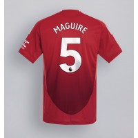 Echipament fotbal Manchester United Harry Maguire #5 Tricou Acasa 2024-25 maneca scurta